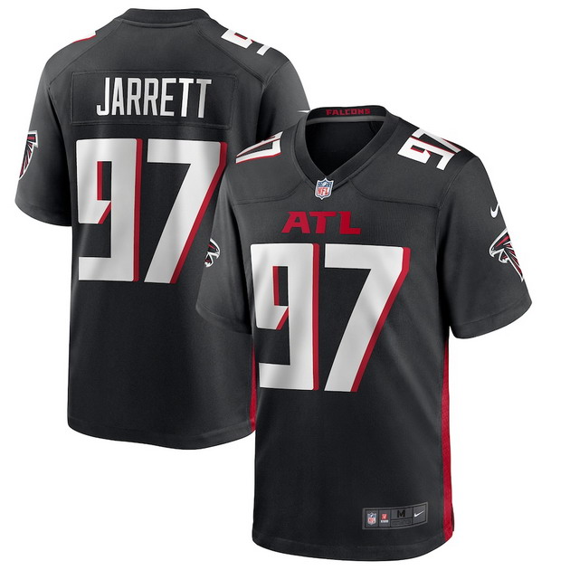 mens nike grady jarrett black atlanta falcons game player jersey